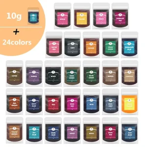 24 Color Tie Dye Gouache Pigment Set 30ml DIY Handmade Environmentally Friendly Home Decor
