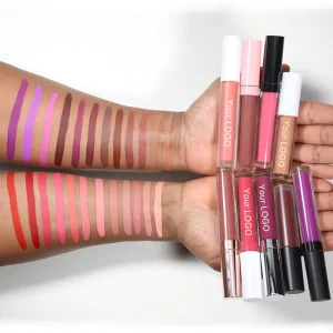 24-Color Waterproof Long-Lasting High-Pigment Vegan Mineral Liquid Rose Gold Silver Tube Private Label Lip Gloss