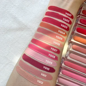 24HR Non stick Cup Lip Gloss Tint Plumper Long Lasting Waterproof Liquid Lipstick Makeup Private Label Matte Lipstick