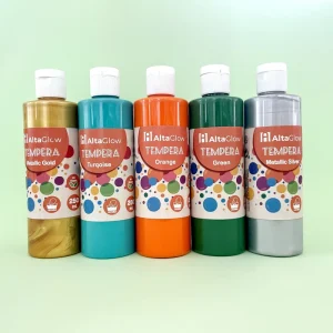 250ml Washable Non-Toxic Liquid Tempera Finger Paint for Kids