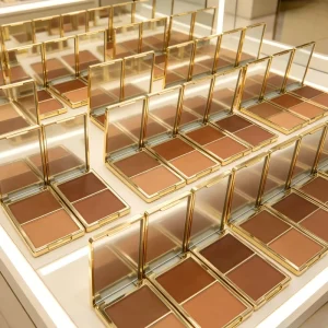 3 Colors Cream & Pressed Powder Bronzer Contour Palette Private Label Matte Waterproof Long Wear Custom Contour Palette Makeup