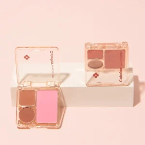 3-in-1 Eyeshadow and Blush Powder Palette