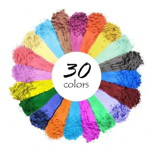 30 Colors 5g Mica Powder Set for Epoxy Resin Pigment Powder for Nails Soap Making Dye Candle Making