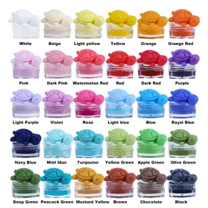 30 Colors Squishy Toys Dye Pigment Paste for Silicone Rubber Coloring