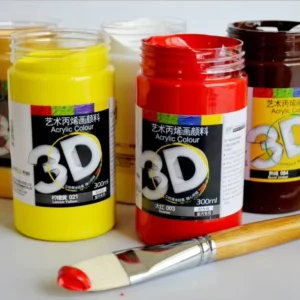 300ml Heavy-Body Acrylic Paint for Canvas, Glass, and Paper