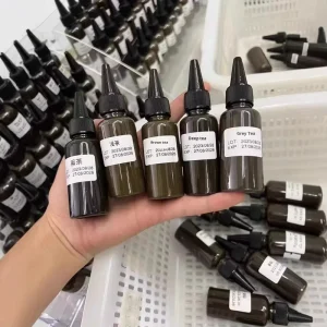 30ml Cream Brown Microblading Pigment Permanent Makeup Tattoo Pigment for Eyebrow Eye Lip Non Red Non Blue Stable Color