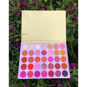 35-Color Mineral Waterproof Eyeshadow Palette Factory Dry Powder Glitter High Pigment 1.5g