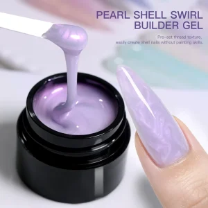 36 Color Gel Polish Set Shell Thread Builder Gel HEMA Free UV Nail Polish CPSR Mermaid Shell Extension Gel OEM