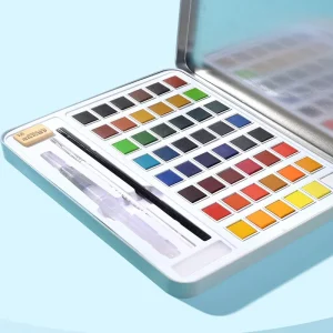 36 Colors 48 Colors of Watercolor Paint Artist Watercolor Painting With Brush Sponge Palette