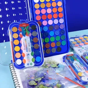 36 Colors Professional Watercolor Cakes Solid Pigment Children’s Watercolor Paints Set for Artists