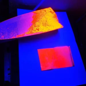 365nm Invisible UV Security Phosphor Pigment Ink Fluorescent Powder in Red Blue Green 5 Colors for Epson Inkjet Printer