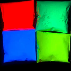 UV 365nm Invisible Fluorescent Green Red Pigment Powder For Anti counterfeiting Inks For Leather And Coating UV Pigments