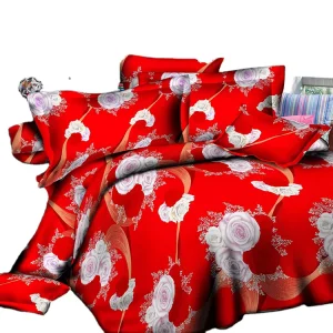 3d Microfiber Home Textile Bedding Bed Sheets Set Fabric