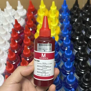 4 6 Color CMYK Sublimation Ink For Epson Printers 100ml Compatible With Polyester Fabric Ceramic Metal Heat Transfer Printing