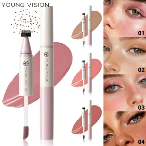 4-Color Double-Headed Freckle Stamp Multi-Purpose Liquid Blush Pen