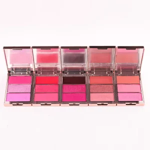 4-Color Eyeshadow Palette Matte Shimmer Glitter for Daily Eye Makeup