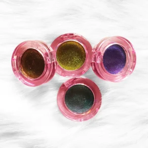 4-Color Glitter Chameleon Pressed Pigment Duochrome Eyeshadow