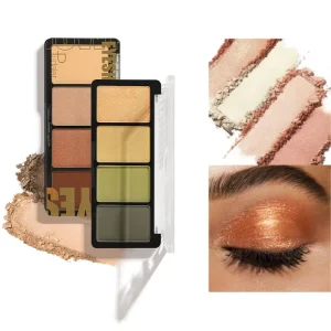 4-Color High-Pigment Eyeshadow Palette Glitter Matte Daily Makeup