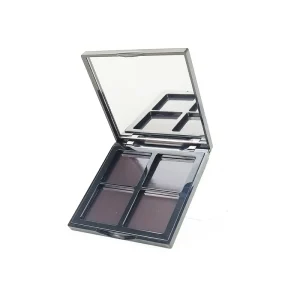 4 Grid Empty Recyclable Plastic Compact Case for Eyeshadow Loose Powder Face Cream Lipstick Eye Cream and Lotion