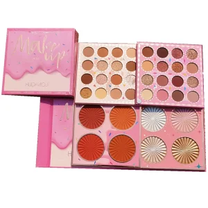 40 Colors Eyeshadow Blush Powder Highlighter Plate Pearlescent Matte Glitter Sequins BOOK Makeup
