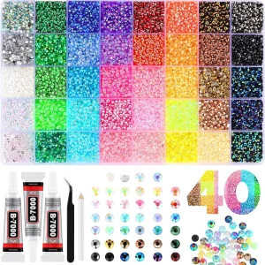 40grid 42grid 3mm Mixed Color AB Resin Flat back Square Jelly Rhinestones DIY Clothing Nail Art Phone Decoration