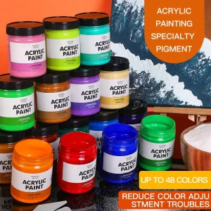 48-Color Acrylic Pigment 300ml