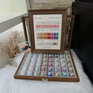 48-Color Nail Art Electroplated Glitter Sequins Moonlight Powder High-Gloss Velvet Mirror Powder Opal Set