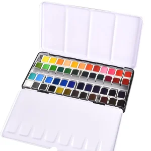 48-Color Watercolor Paint Set for Art Supplies