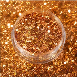 48 Colors Holographic Iridescent Chunky Glitter Mix 10g Jar Polyester Body Glitter For Nail Art Resin Tumblers