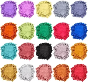 48colors Gold Cosmetic Grade Mica Pigment Powder For Epoxy Resin Pearl Chameleon Mica Powder