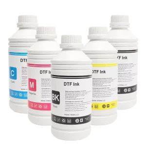 5-Color 1000ml White Textile Pigment DTF Printer Ink for XP600/I3200/I1600/L1800/DX5/DX7/DX11 Printing