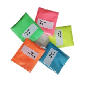 5 Color Neon Glow in Dark Pigment for Wood Paint Ink Graffiti Textiles Cosmetics and Nail Art