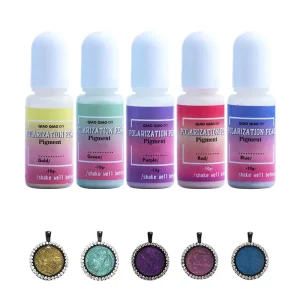 5-Color Starry Sky Liquid Pigment Kit Epoxy Resin Pigment Star Sky Paint for Epoxy Resin Coloring & Jewelry Making