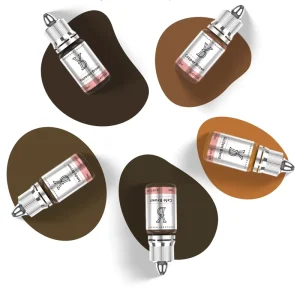 5 Piece Set Golden Blend Powder Hybrid Pigment Collection REACH Certified Semi Permanent Eyebrow Tattoo Ink for Microblading