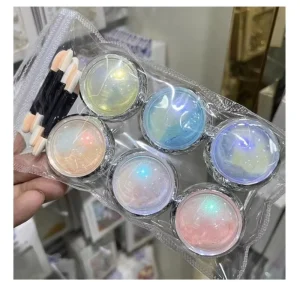 6 12Jars Aurora Mermaid Nail Powder Holographic Chameleon Chrome Pigments Nail Glitter Mirror Fairy Dust for Nail Art Decoration