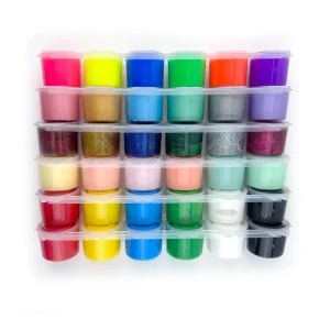 6 Color 15ML Fluorescence Pearlescent Glow Metal Water based Watercolor Pigment