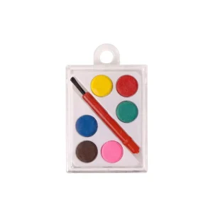 6 Color Solid Watercolor Powder Children’s DIY Painting Set Non toxic Inorganic Pigment Transparent Box Paper Compatible