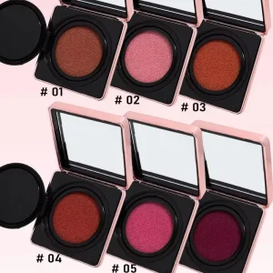 6 Color Vegan Liquid Blush Palette Private Label Custom Logo