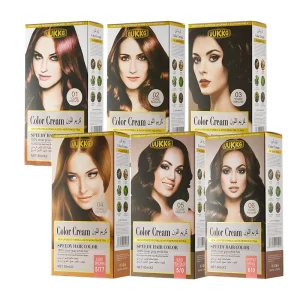 6 Colors 2-in-1 Salon Hair Color OEM Factory Price Natural Fast Pigment Cream Hair Dye