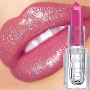 6 Colors Multi reflective Glitter Pearl Pigments Shimmers Satin Metallic Private Label Matte Lipstick