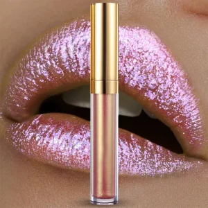 6 Colors Private Label Vegan Pigment Moisturizing Chameleon Shinny Shimmer Glossy Lip Gloss