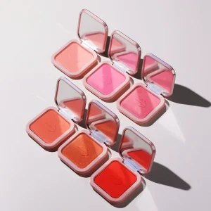 6 Colors Waterproof Long-Lasting High-Pigment Matte Shimmer Vegan Blush Powder