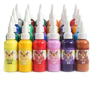 60ml Acrylic Finger Paint Set for Toddlers and Kids