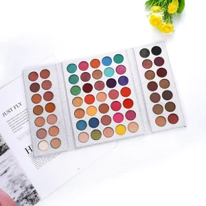 63 Colors High Pigment Waterproof Eyeshadow Palette Custom Private Label