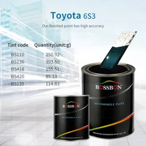 6S3 Finished Paint for Automotive Spraying and Refinish Coating