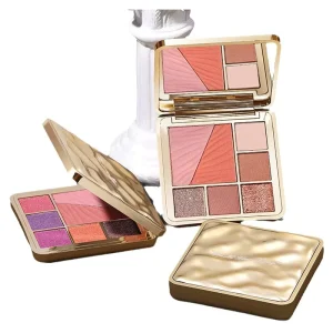 7-Color Waterproof Eyeshadow Palette with Blush and Highlighter, Matte Powder