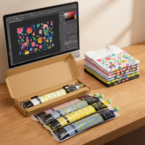 700ml DTG White Ink Pouch Textile CMYK Pigment For Brother GTX 422 GTX 423 GTX 424 DTG Printer Supplier
