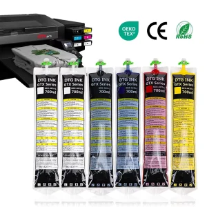 700ml Ink Bag With Chip for GTX Pro DTG Printer GTX-422 GTX-423 GTX-424