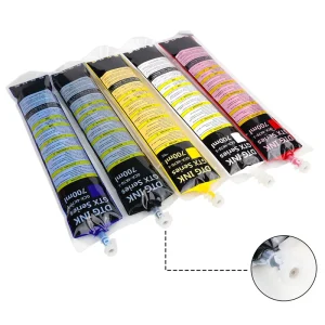 700ml Textile Pigment Ink Textile Ink Bag For Brother GTX Pro Tshirt Printers