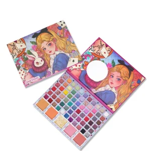 71-Color Blush and Eyeshadow Palette Waterproof Compact Makeup